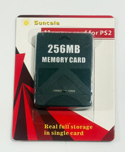 Suncala 256MB Memory Card for Playstation 2, High Speed Memory Card for Sony PS2 - £10.32 GBP