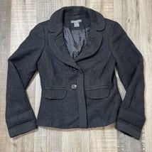 Ann Taylor Short Jacket/Blazer Black Petite Size OP=S - £7.75 GBP