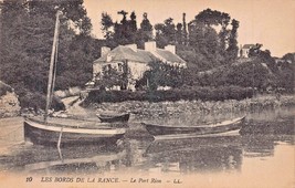 Les Bords De La Rance France~Le Port Rion~Photo Postcard - £3.49 GBP