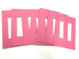 Picture Frame Mat 5x7 for 4x6  photo Hot Mama Pink SET OF 12 - £7.12 GBP