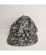 Mitchell &amp; Ness Digi-Camo San Antonio Spurs Baseball Cap Hat Snapback Ne... - £14.04 GBP