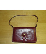 NW/OT Nine West Brown Soft Leather Top Flap  Bag Purse 7&quot; x 5&quot; - $150.60 MXN