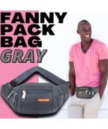 Men Women Fanny Pack Belt Waist Bag Cross Body Sling Shoulder Travel Spo... - $17.00