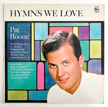 Pat Boone Hymns We Love Vinyl Record 1957 33 12&quot; Vocal Religious Christian VRG4 - £15.42 GBP