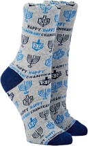 Chanukah Socks Adult Chanukah Menorah Dreidel Jewish Judaica Festival Of Lights - £7.87 GBP