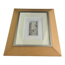 Vintage Framed Venice Canal Scene Print by E.T. - $50.49 CAD