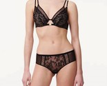 Chantelle Txture Plunge Bra Black - $81.00