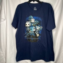 Star Wars Smuggler&#39;s Bounty Dark Blue T-Shirt Men&#39;s Adult Large Funko Pop Tee - £10.11 GBP