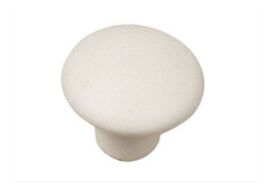 Laurey Ceramic Knobs 03982 1-3/8in Mesa Knob Parchment Matte Finished , ... - $13.86