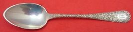 Antique Chased by Whiting Sterling Silver 4 O&#39;Clock Spoon w/Shield 4 5/8&quot; - $38.61