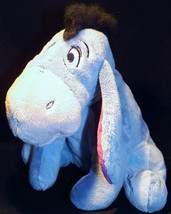 Just Play Disney Winnie the Pooh&#39;s Eeyore Seated Plush with Detachable T... - £23.59 GBP