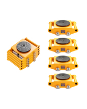 VEVOR 4 PCS Machinery Skate Dolly 12 T/26455 LBS Carbon Steel 4 Steel Wh... - $159.90