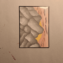 ACEO Original art Mt Sunrise - $5.00
