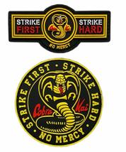Miltacusa Cobra No Mercy Strike First Karate Kid Patch [3D-PVC Rubber-2PC Bundle - £13.62 GBP