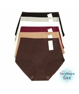 6 Pack Polyamide Invisible No Show Laser Cut High Waist Brief Panty Unde... - $42.46 CAD+