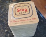 Pack Sleeve Vtg 1985 Stag Beer Since 1851 Coasters G Heileman Brewing NE... - $399.95