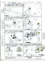 Spooky-Bee 2 Page Story Original Comic Production Art Al Kurzrok - £84.11 GBP