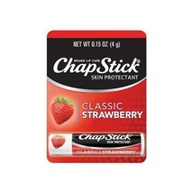 ChapStick Classic Strawberry Lip Balm Tube Lip Care and Lip Moisturizer ... - $4.26