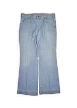 Vintage JCPenney Flare Jeans Womens 12 34x30 Medium Wash Bell Bottoms Wide Leg - £51.82 GBP