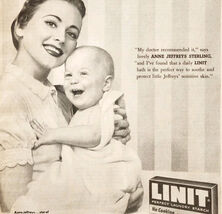 1955 Linit Laundry Starch Advertisement Anne Jeffreys Sterling TV Actres... - €8,58 EUR