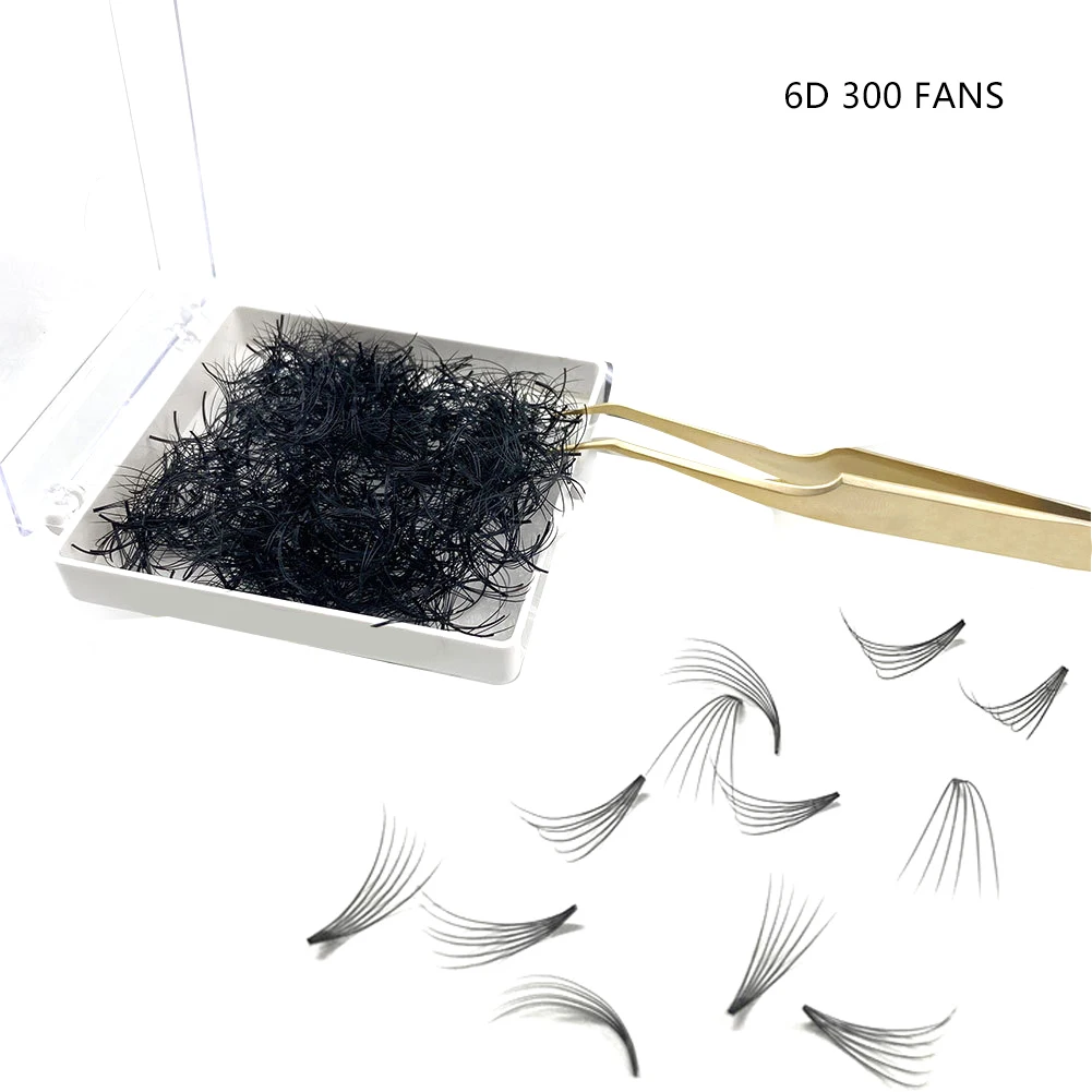 Remade fans 1000 fans heat bonded short sterm grafting lashes short stem russian volume thumb200