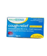 Adult Cough Relief Long Lasting Non-Drowsy 15 Softgels - $9.32 CAD