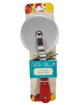 Pioneer Woman Frontier Collection Linen Pizza Cutter Red New - $12.44