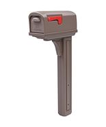Gibraltar Mailboxes Classic Medium Capacity Double-Walled Plastic Mocha, - $1,771.78 MXN