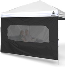 Mordenape Sunshade Sidewall With Window For 10X10 Pop Up Canopy,, Black). - £32.11 GBP