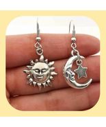 New Beautiful Celestial Sun ☀️ Moon  Dangle Star EarringsSuper Pretty! - $7.00