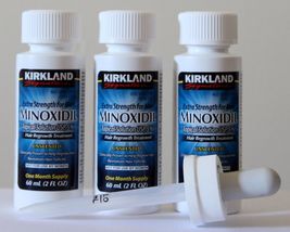 KIRKLAND Minoxidil 5% Extra Strength Men Hair Regrowth Solution 3 Month Supply - £20.41 GBP