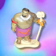 Disney Store Authentic CHIEF TUI Moana Figure Figurine Cake Topper TOY - £3.08 GBP