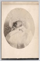 RPPC Precious Edwardian Baby Floral Wallpaper Background Photo Postcard V26 - £6.30 GBP