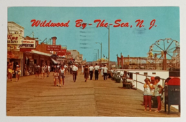 Wildwood Boardwalk Ferris Wheel Mailbox Taffy New Jersey NJ Postcard c1960s - £6.26 GBP