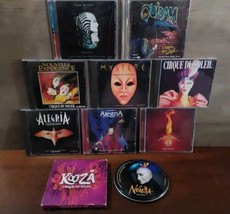 Cirque Du Soliel Las Vegas Show CD Lot 10 Musical Kooza Algeria La Nouba Ka - £51.29 GBP