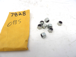 Harley Davidson Lot of 8 Hex Nuts with Nylon Inserts 7828 - $294.62 MXN