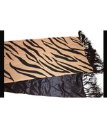 Liz Claiborne 100% Silk Scarf Animal Print With Tassel New With Tags - $11.76 CAD