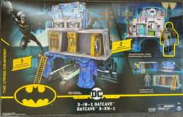 New Batcave 3 in 1 Playset Action Figure Batman Gold Armor DC Super Friends - £67.44 GBP