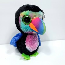 TY Beanie Boos 6&quot; BEAKS the Toucan Plush Stuffed Animal Toy Big Glitter ... - £10.53 GBP