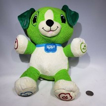 LEAP FROG My Pal Scout Talking Interactive Dog 12&quot; Plush Stuffed Animal Toy EUC - £12.56 GBP