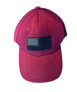 Red American Flag Ball Cap Hat Size Adjustable Adult - $10.87