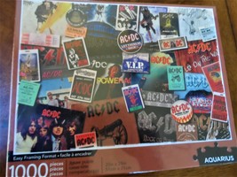 AC/Dc Puzle Rompecabezas 1,000 Piezas con Un Bono Guitar Coger ~ Nuevo &amp; Sellado - £21.48 GBP