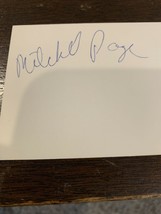 MITCHELL PAGE SIGNED AUTOGRAPH 3X5 INDEX CARD 1977-83 ATHLETICS PIRATES - £1.56 GBP