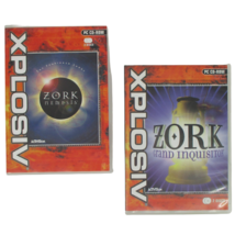 Zork Lot Grand Inquisitor &amp; Nemesis PC 1997 Xplosiv European Version Act... - $14.83