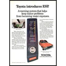 1974 Toyota ESP Instrument Sensor Panel Vintage Print Ad 70s Tech Wall A... - $10.97