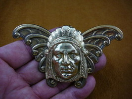 (#B-NATIVE-17) Native Chief traditional HEADDRESS wings Pin Pendant - €21,59 EUR