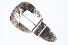 1.5&quot; Large Pat Areias Southwest Sterling ranger belt buckle set with Jeweler&#39;s B - £329.21 GBP