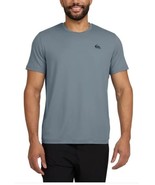 Quiksilver Mens T-Shirt Blue Short Sleeves Stretch Moisture Wicking Active - $45.64 CAD