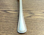 Vintage Community Silver Plated Serving Spoon Gold Beads Pattern 8.75” - £10.06 GBP