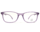 Kids Bright Eyes Eyeglasses Frames Dallas Clear Purple Sparkly Glitter 4... - £29.71 GBP